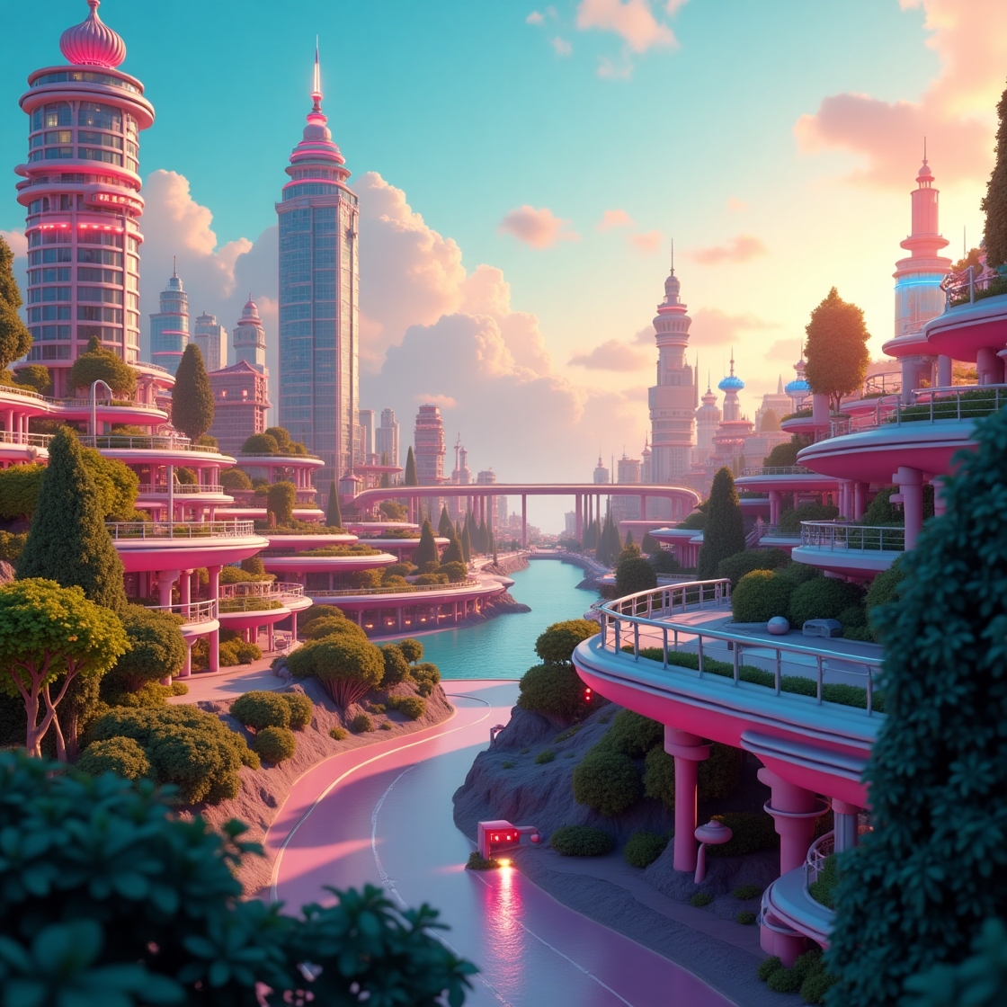 Bustling Environment